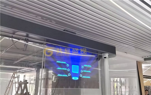 OLED拼接透明屏吊掛安裝案例-福州地鐵樟嵐車輛基地